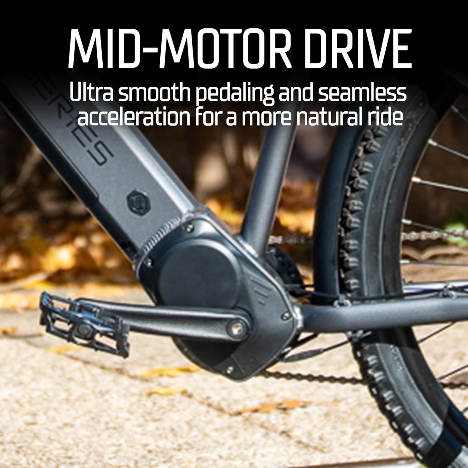 H-1 Pro Series Compass Electric Bicycle with 20 mph Max Speed, 500W Mid Motor, and Up to 51 Miles of Range