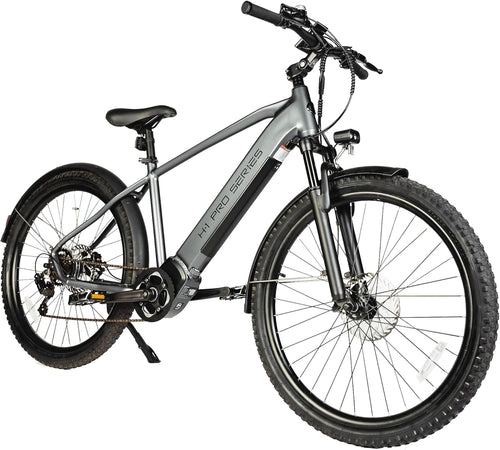 H-1 Pro Series Compass Electric Bicycle with 20 mph Max Speed, 500W Mid Motor, and Up to 51 Miles of Range